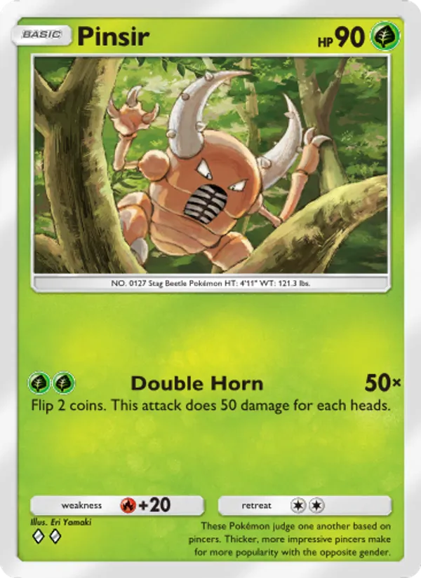 Pinsir - Genetic Apex Pokemon Card