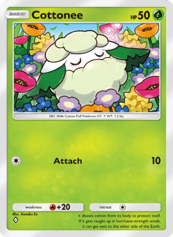 Cottonee - Genetic Apex Pokemon Card