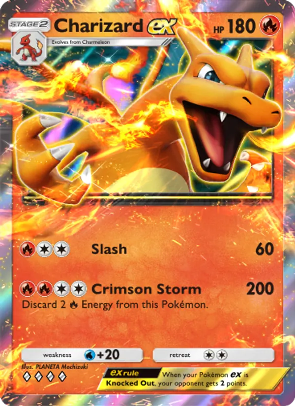 Charizard ex - Genetic Apex Pokemon Card