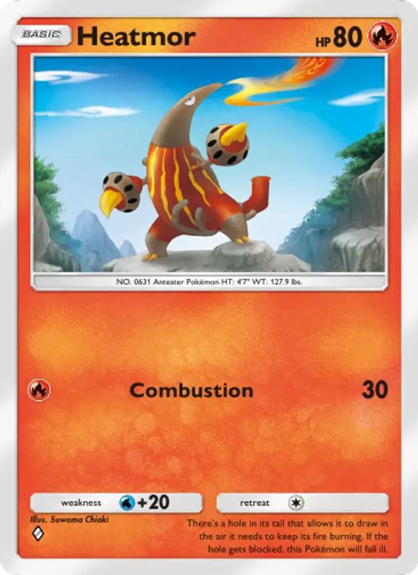 Heatmor - Genetic Apex Pokemon Card