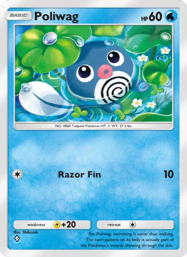 Poliwag - Genetic Apex Pokemon Card
