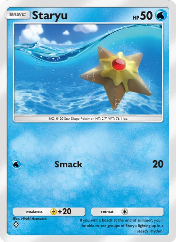 Staryu - Genetic Apex Pokemon Card