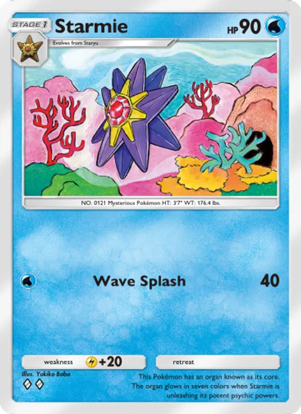 Starmie - Genetic Apex Pokemon Card