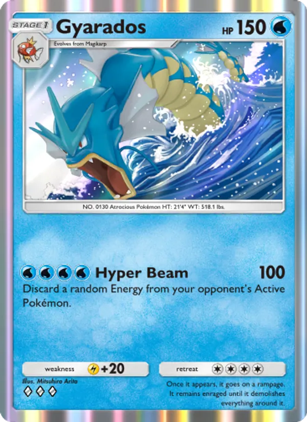 Gyarados - Genetic Apex Pokemon Card