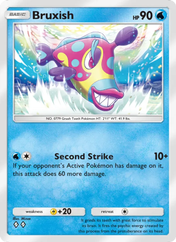 Bruxish - Genetic Apex Pokemon Card