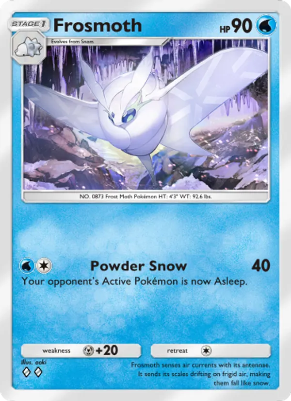 Frosmoth - Genetic Apex Pokemon Card