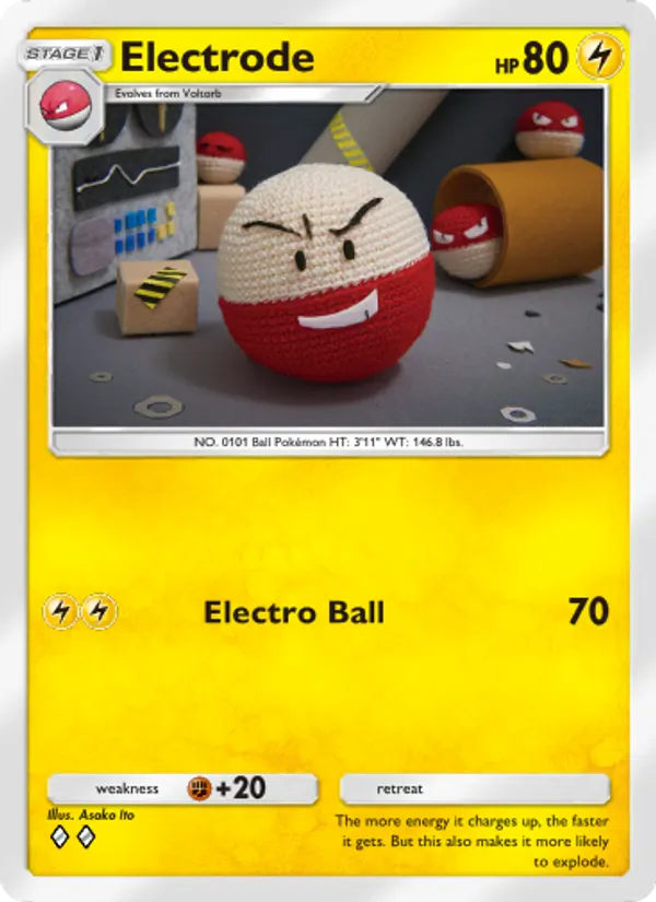 Electrode - Genetic Apex Pokemon Card