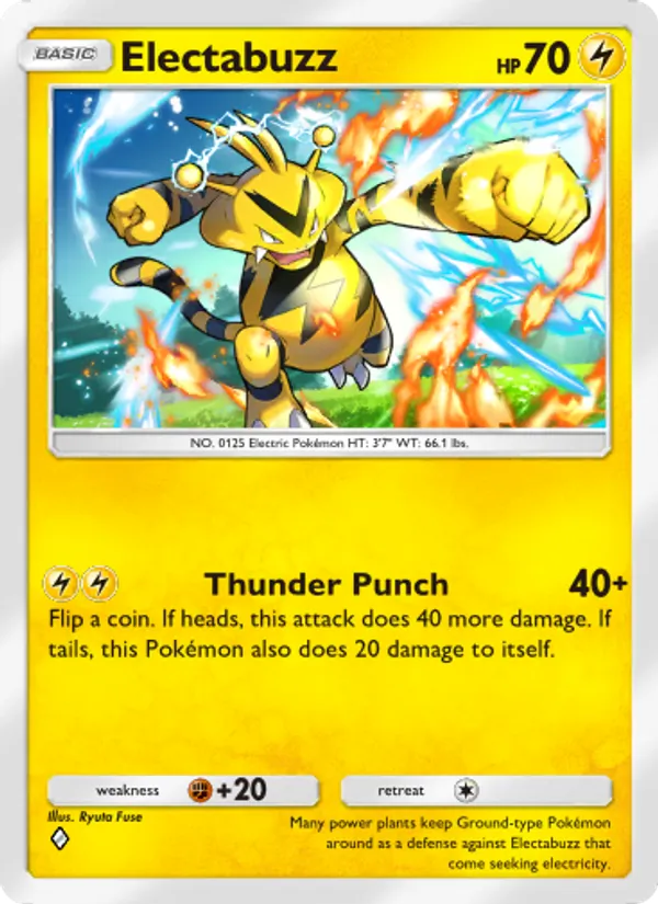 Electabuzz - Genetic Apex Pokemon Card