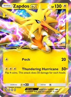 Zapdos ex - Genetic Apex