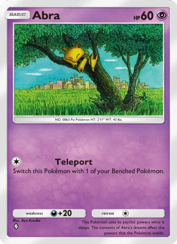 Abra - Genetic Apex Pokemon Card