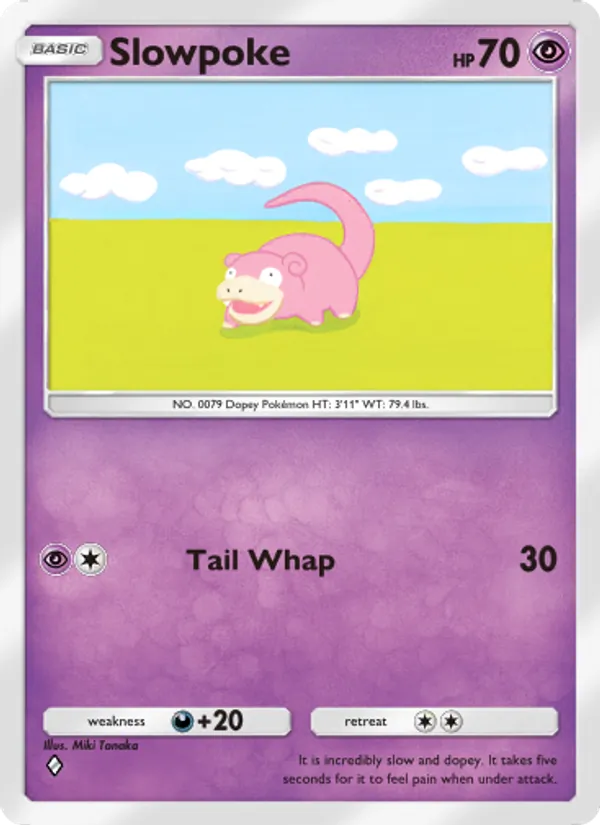 Slowpoke - Genetic Apex Pokemon Card
