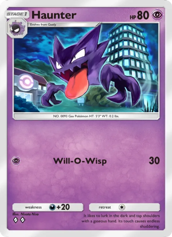 Haunter - Genetic Apex Pokemon Card