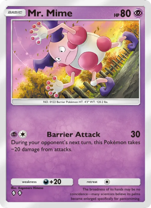 Mr. Mime - Genetic Apex Pokemon Card