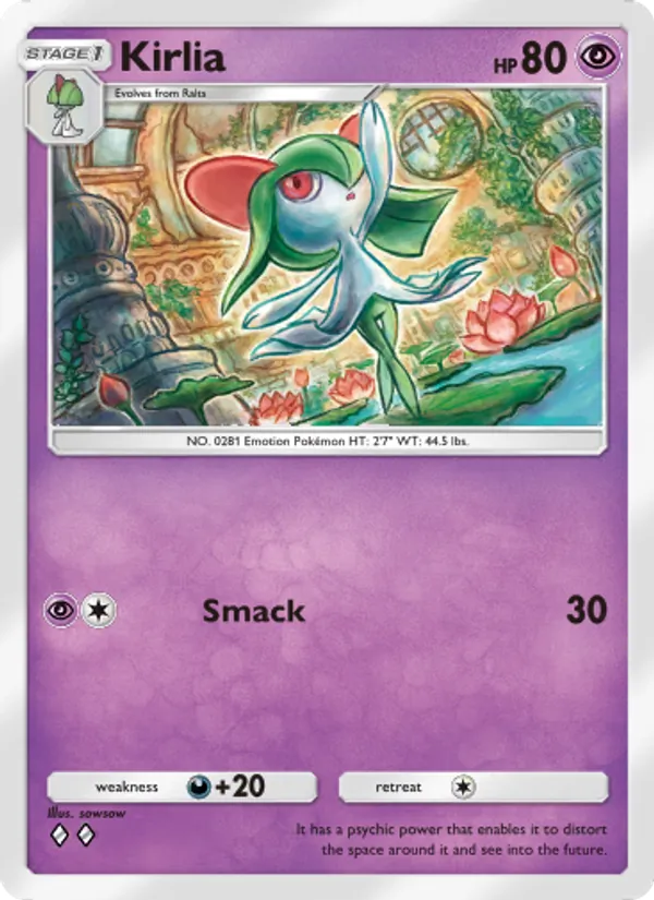 Kirlia - Genetic Apex Pokemon Card
