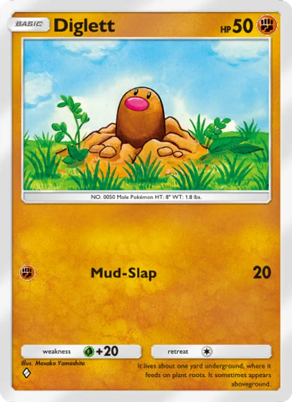 Diglett - Genetic Apex Pokemon Card
