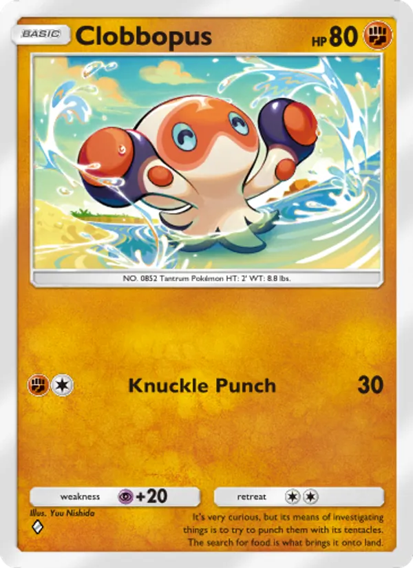 Clobbopus - Genetic Apex Pokemon Card