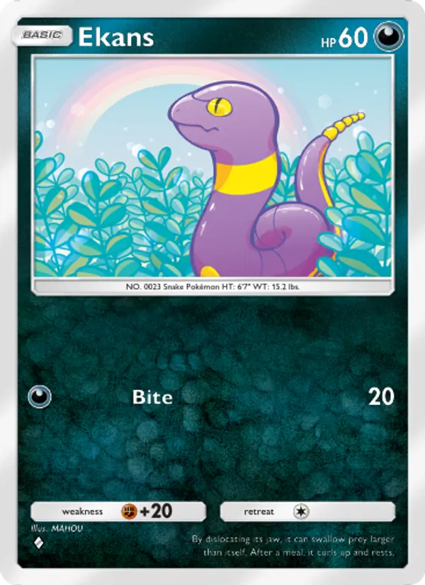 Ekans - Genetic Apex Pokemon Card