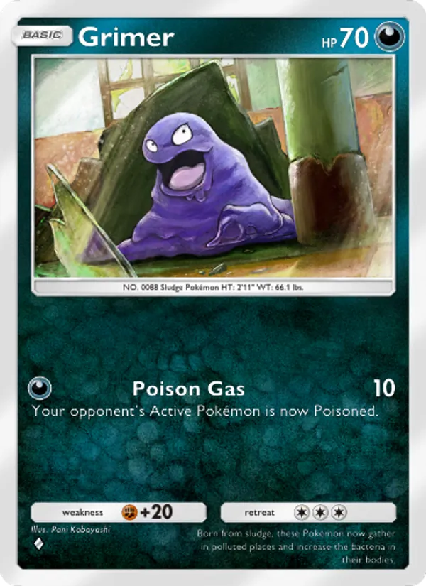 Grimer - Genetic Apex Pokemon Card