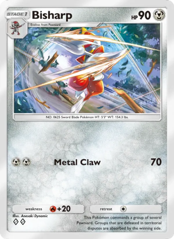 Bisharp - Genetic Apex Pokemon Card