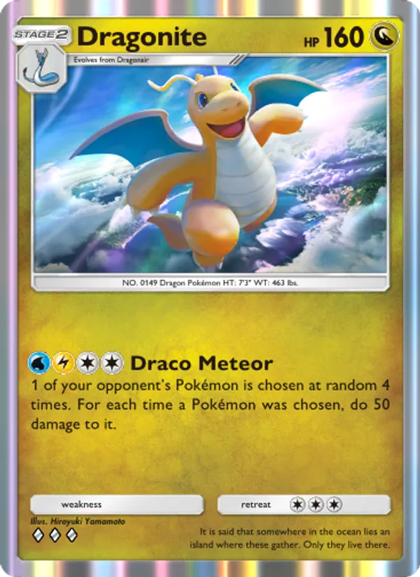 Dragonite - Genetic Apex Pokemon Card