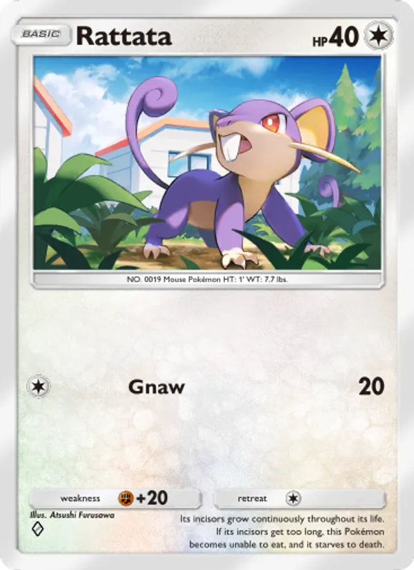 Rattata - Genetic Apex Pokemon Card