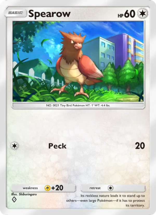 Spearow - Genetic Apex Pokemon Card