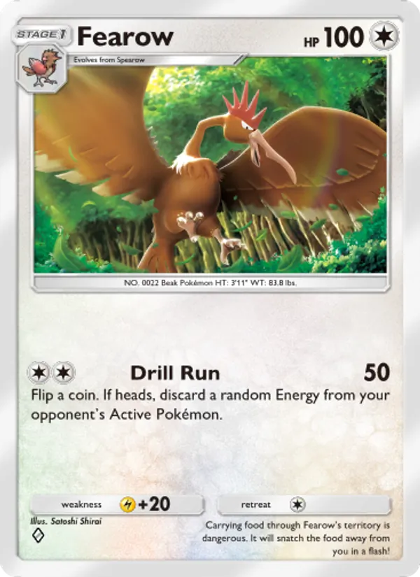 Fearow - Genetic Apex Pokemon Card