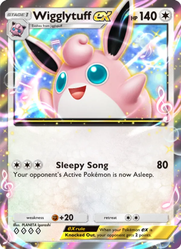 Wigglytuff ex - Genetic Apex Pokemon Card