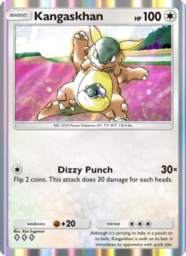 Kangaskhan - Genetic Apex Pokemon Card