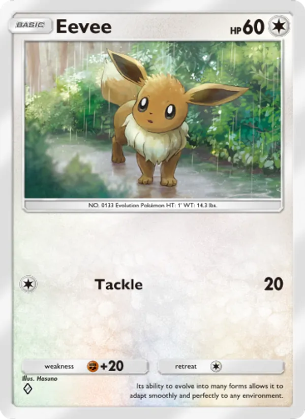 Eevee - Genetic Apex Pokemon Card