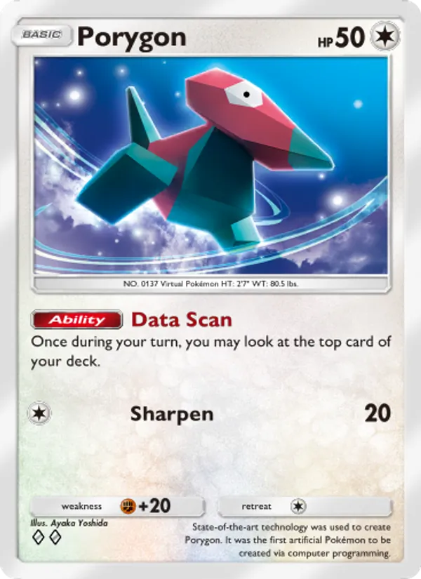 Porygon - Genetic Apex Pokemon Card