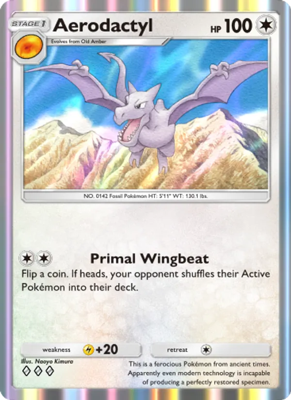 Aerodactyl - Genetic Apex Pokemon Card