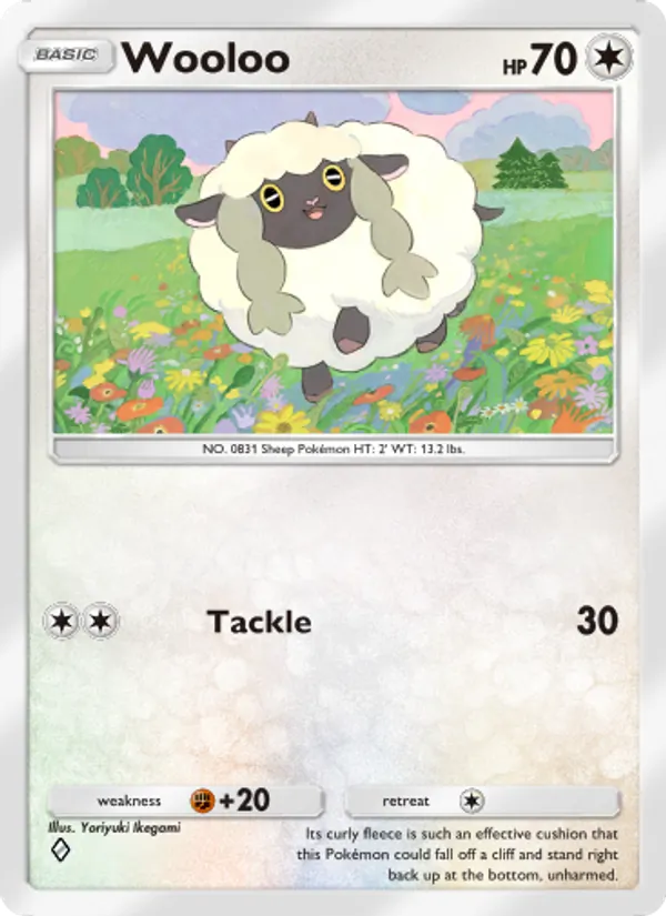 Wooloo - Genetic Apex Pokemon Card