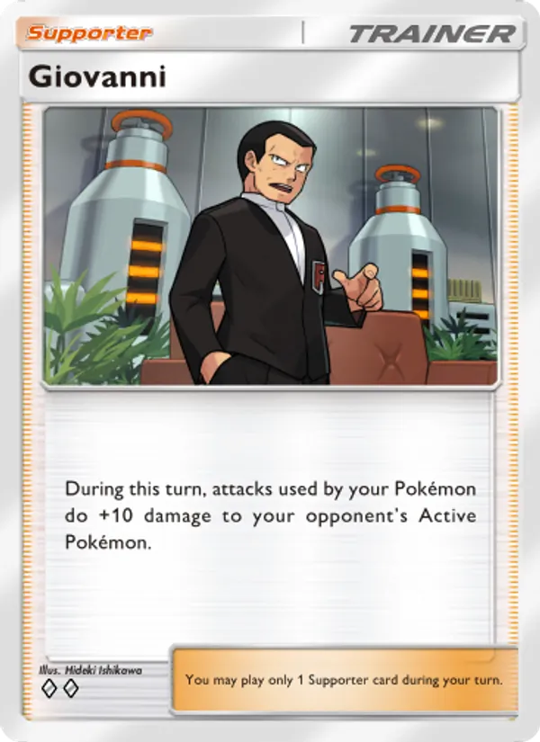Giovanni - Genetic Apex Pokemon Card