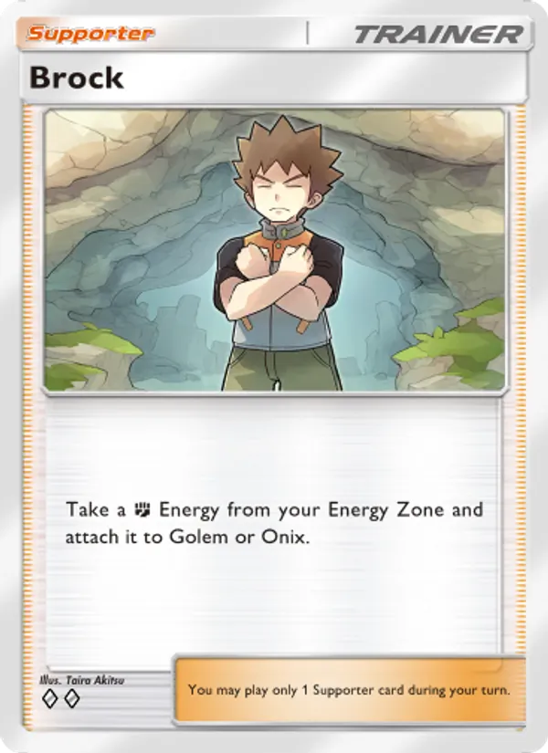 Brock - Genetic Apex Pokemon Card