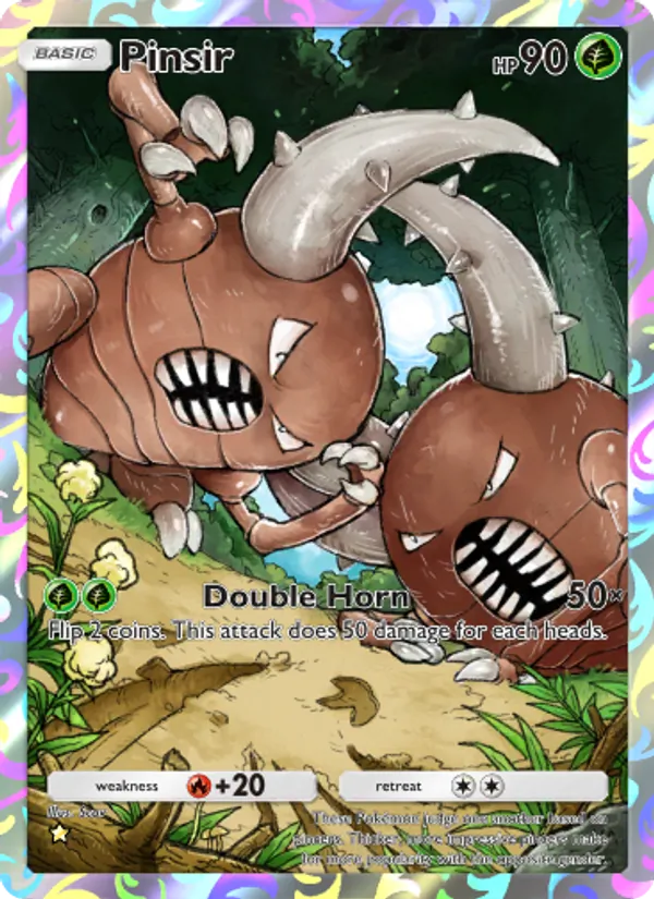 Pinsir - Genetic Apex Pokemon Card
