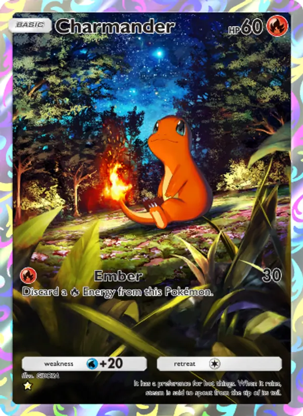 Charmander - Genetic Apex Pokemon Card