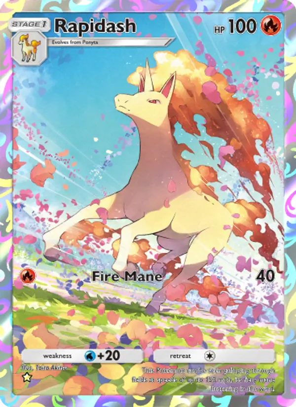 Rapidash - Genetic Apex Pokemon Card