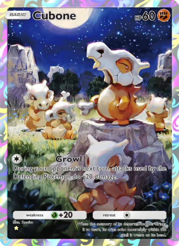 Cubone - Genetic Apex Pokemon Card