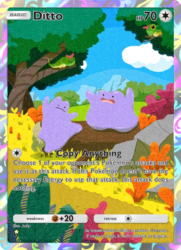 Ditto - Genetic Apex Pokemon Card