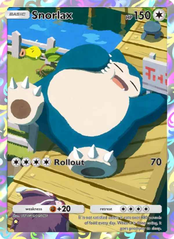 Snorlax - Genetic Apex Pokemon Card