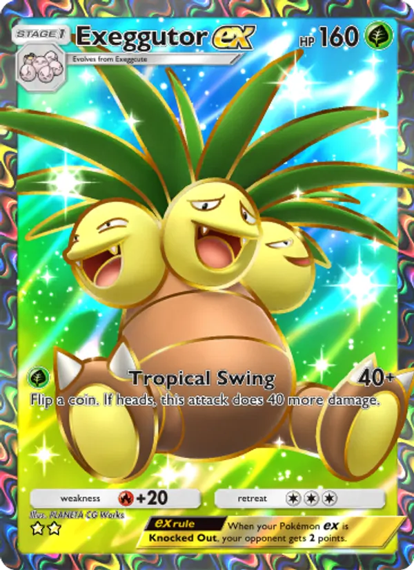 Exeggutor ex - Genetic Apex Pokemon Card