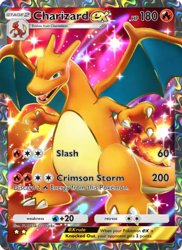 Charizard ex - Genetic Apex Pokemon Card