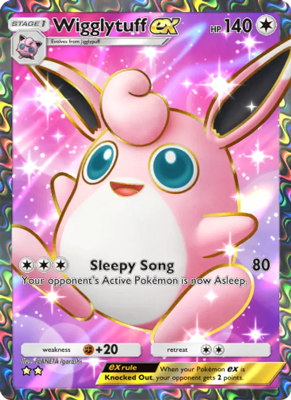 Wigglytuff ex - Genetic Apex Pokemon Card