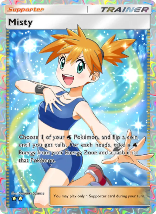 Misty - Genetic Apex Pokemon Card