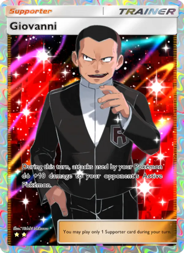 Giovanni - Genetic Apex Pokemon Card
