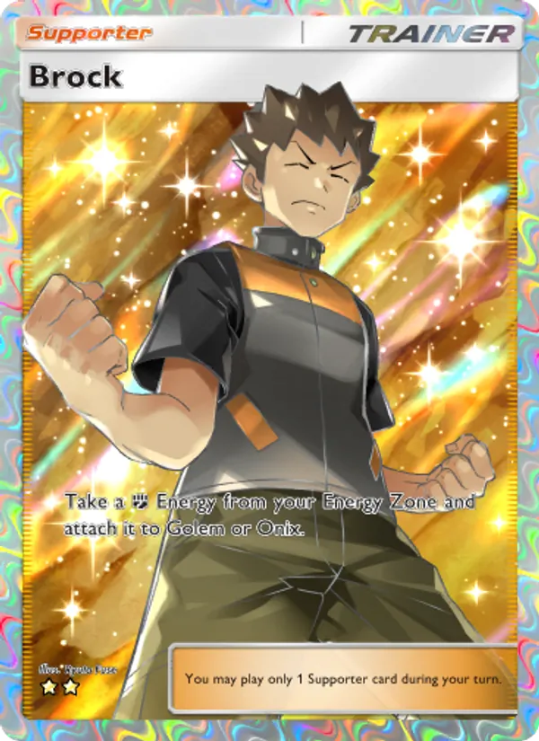 Brock - Genetic Apex Pokemon Card