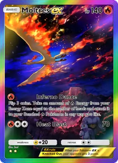 Moltres ex - Genetic Apex