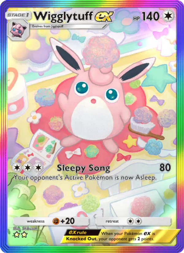 Wigglytuff ex - Genetic Apex Pokemon Card