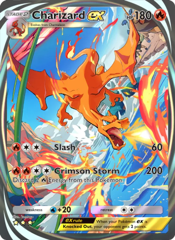 Charizard ex - Genetic Apex Pokemon Card